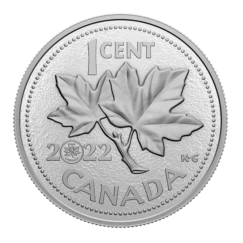 Image for 1 - Cent Fine Silver Coin 10th Anniversary of the Last Penny (2022) from TD Precious Metals